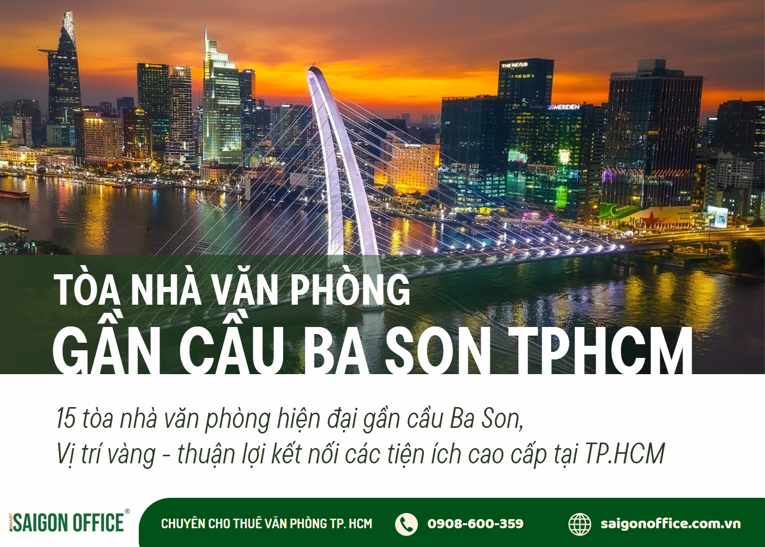 15 tòa nhà văn phòng gần cầu ba son