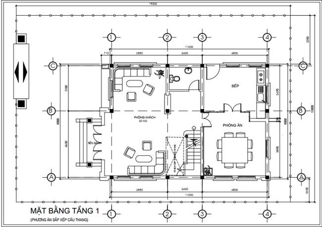 Bản vẽ mặt cắt ngang