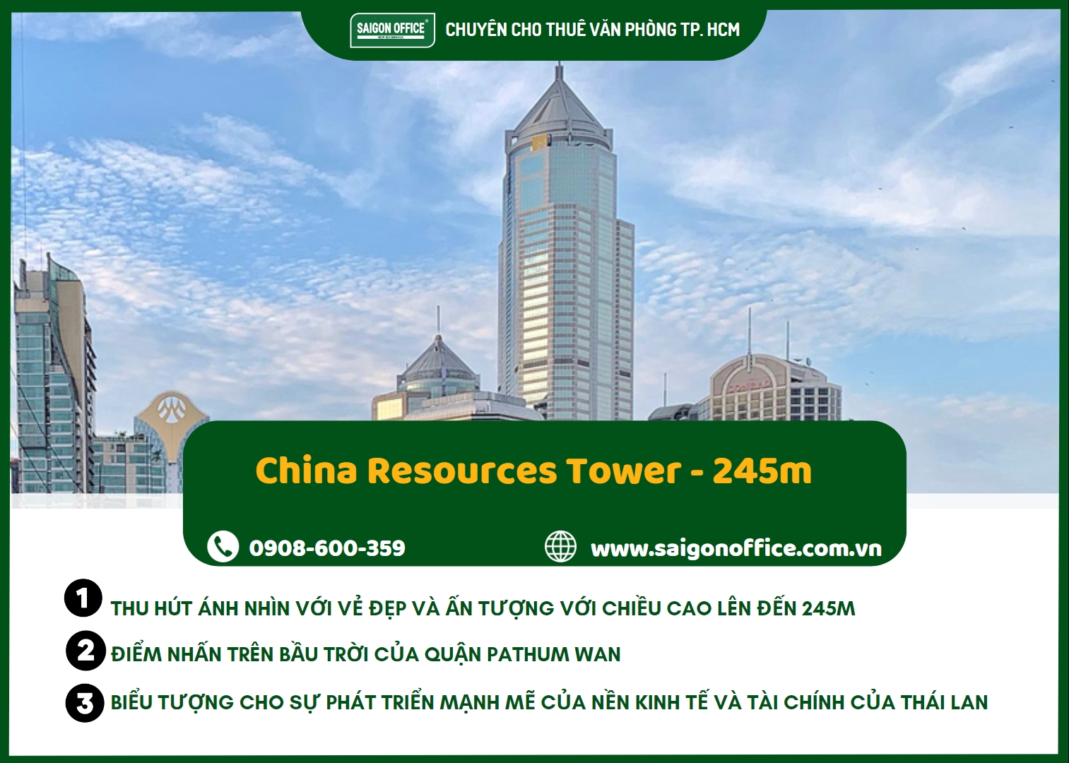 China Resources Tower là tòa nhà cao thứ 10 thái lan