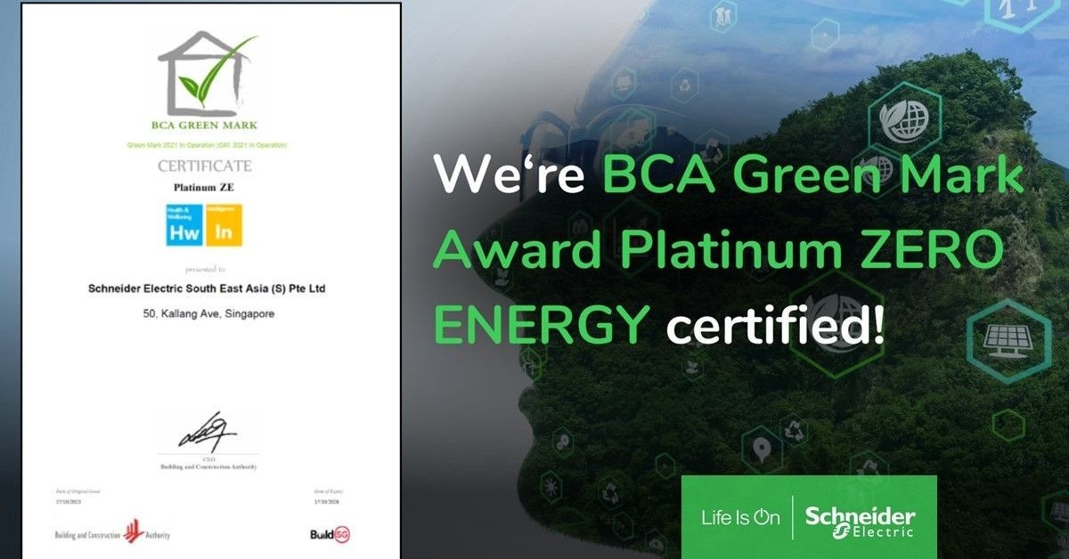 Chứng nhận Green Mark Platinum Zeno Energy