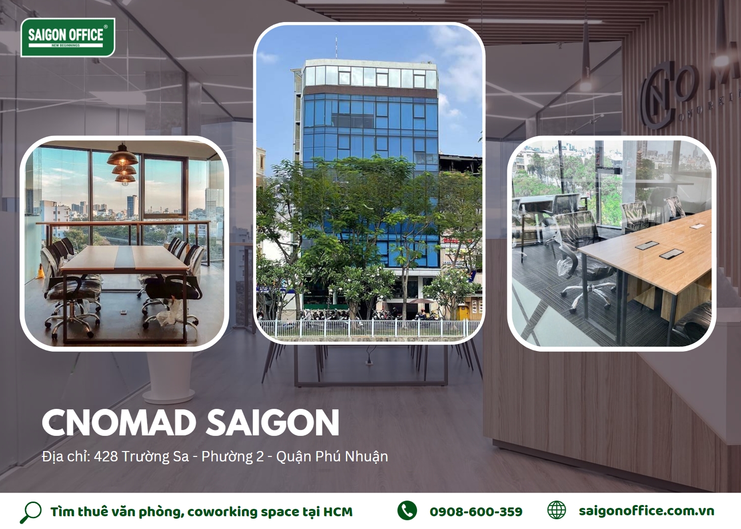 CNOMAD SAIGON Coworking space tại quận Phú Nhuận