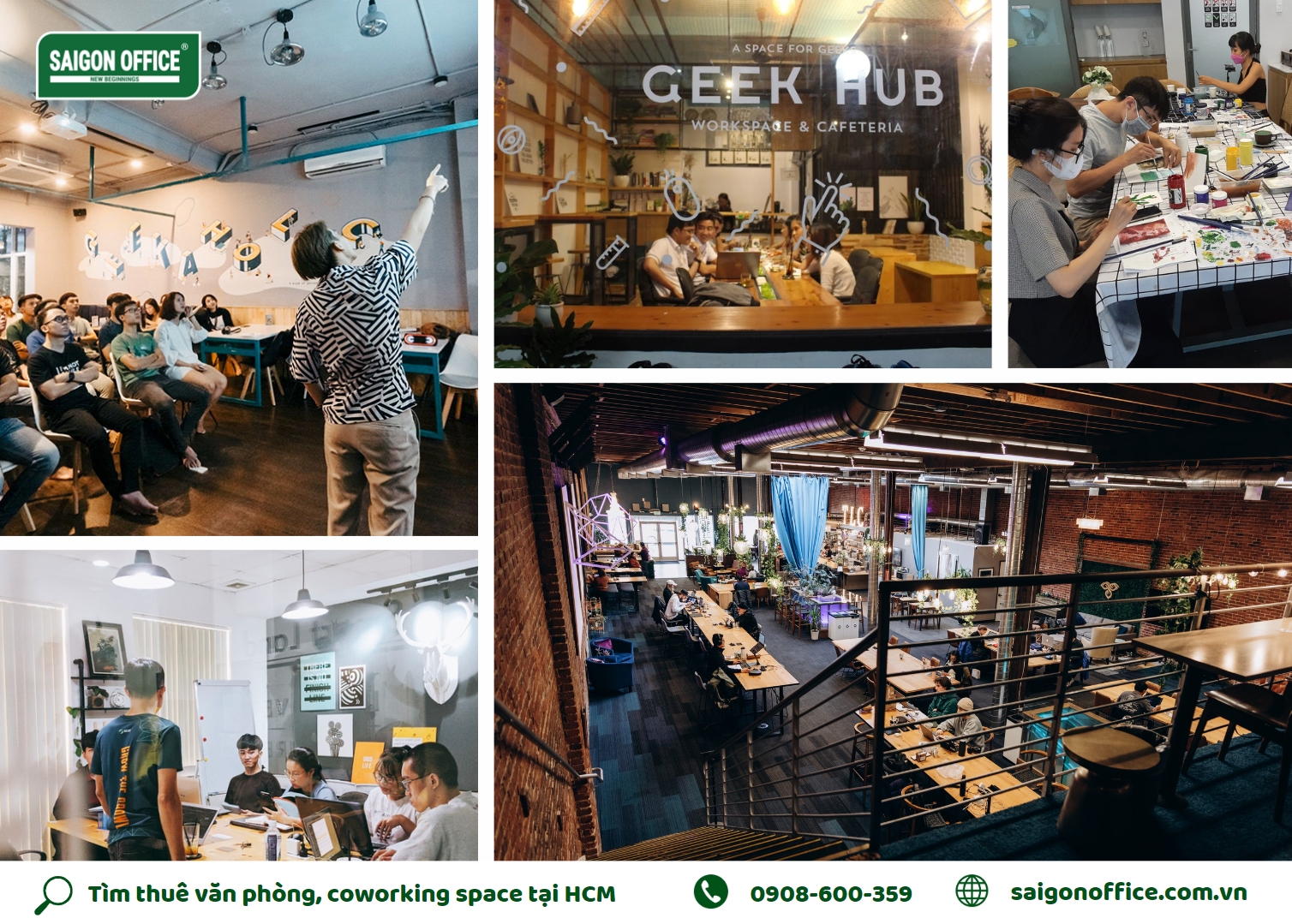 Coworking space coffee là không gian tốt để kết nối cộng đồng