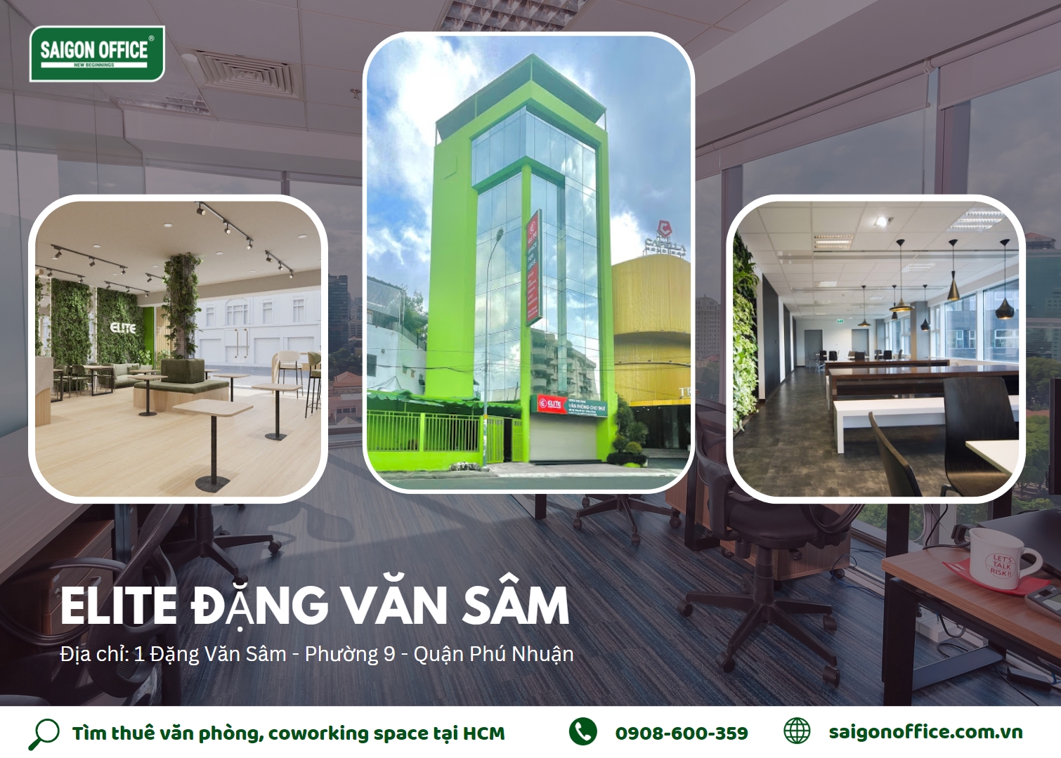 Coworking space Elite Đặng Văn Sâm