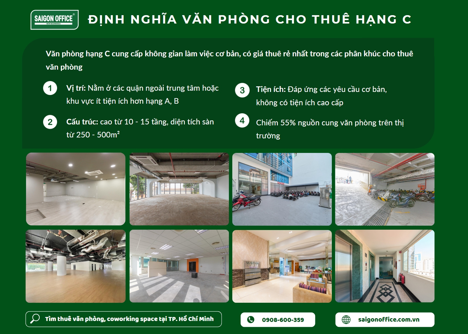 Định nghĩa về văn phòng hạng C