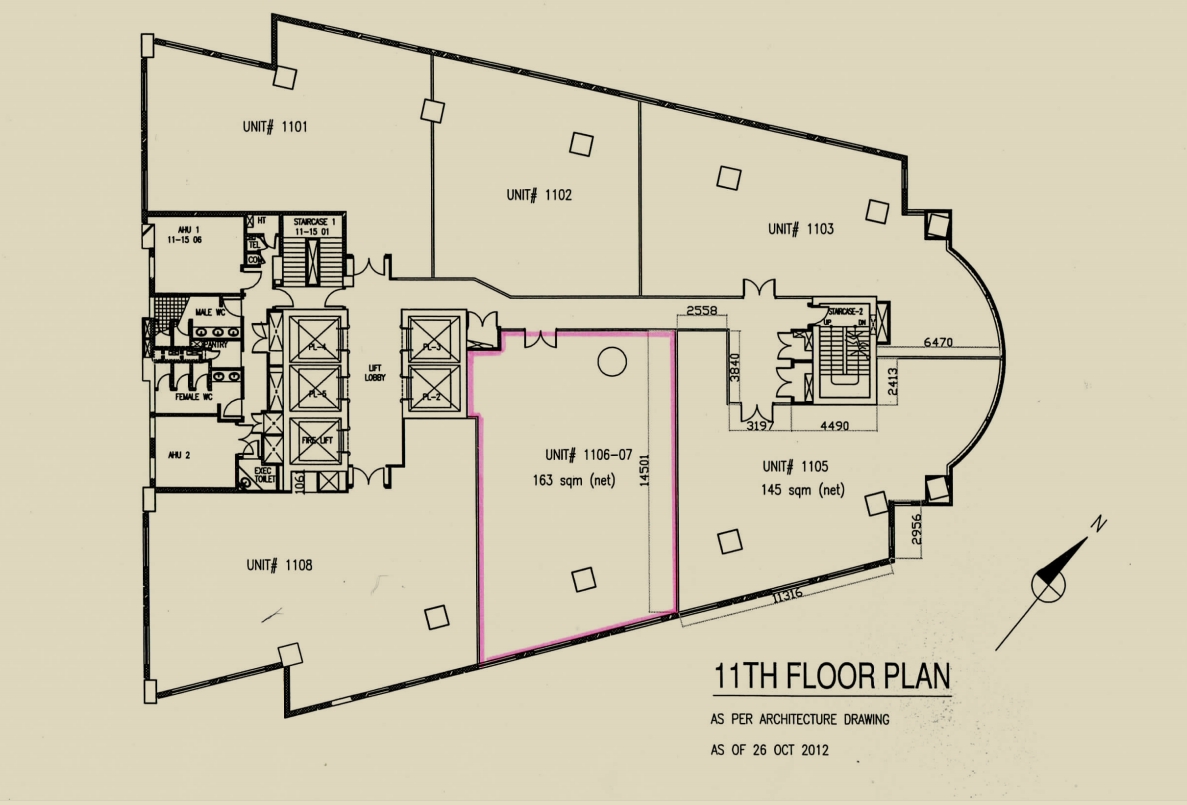 Layout mặt bằng Mê Linh Point Tower