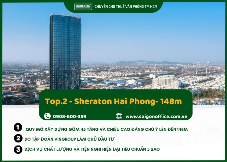 Sheraton Hai Phong tòa nhà đã từng cao nhất thành phố hải phòng