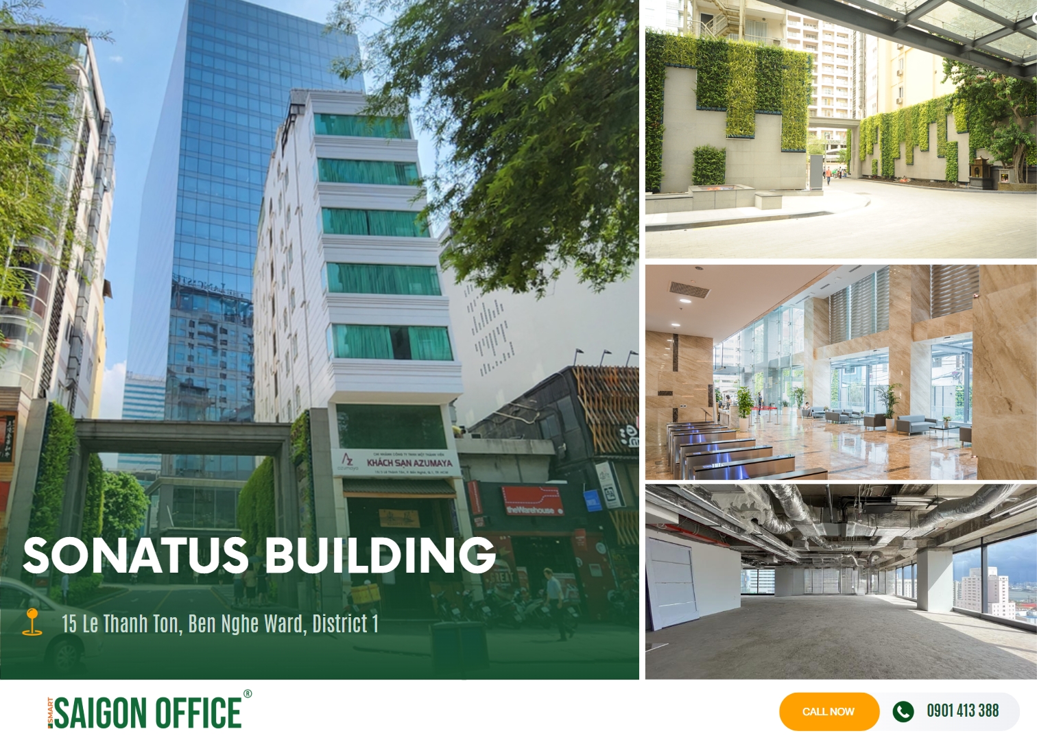 Sonatus Building - cách cầu Ba Son 650m