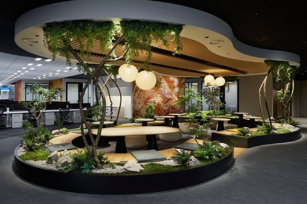 Thiết kế không gian văn phòng xanh Biophilic Design