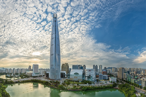 Thông tin về tòa nhà Lotte World Tower cao nhất Hàn Quốc