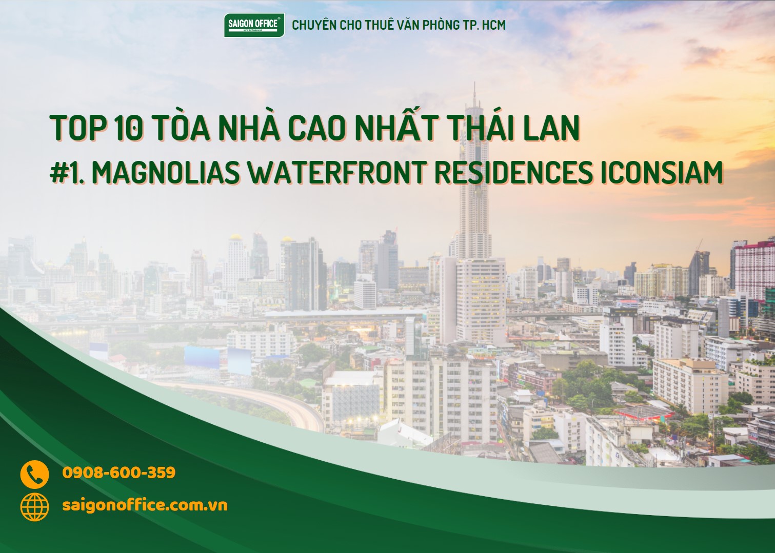 Top 10 tòa nhà cao nhất thái lan