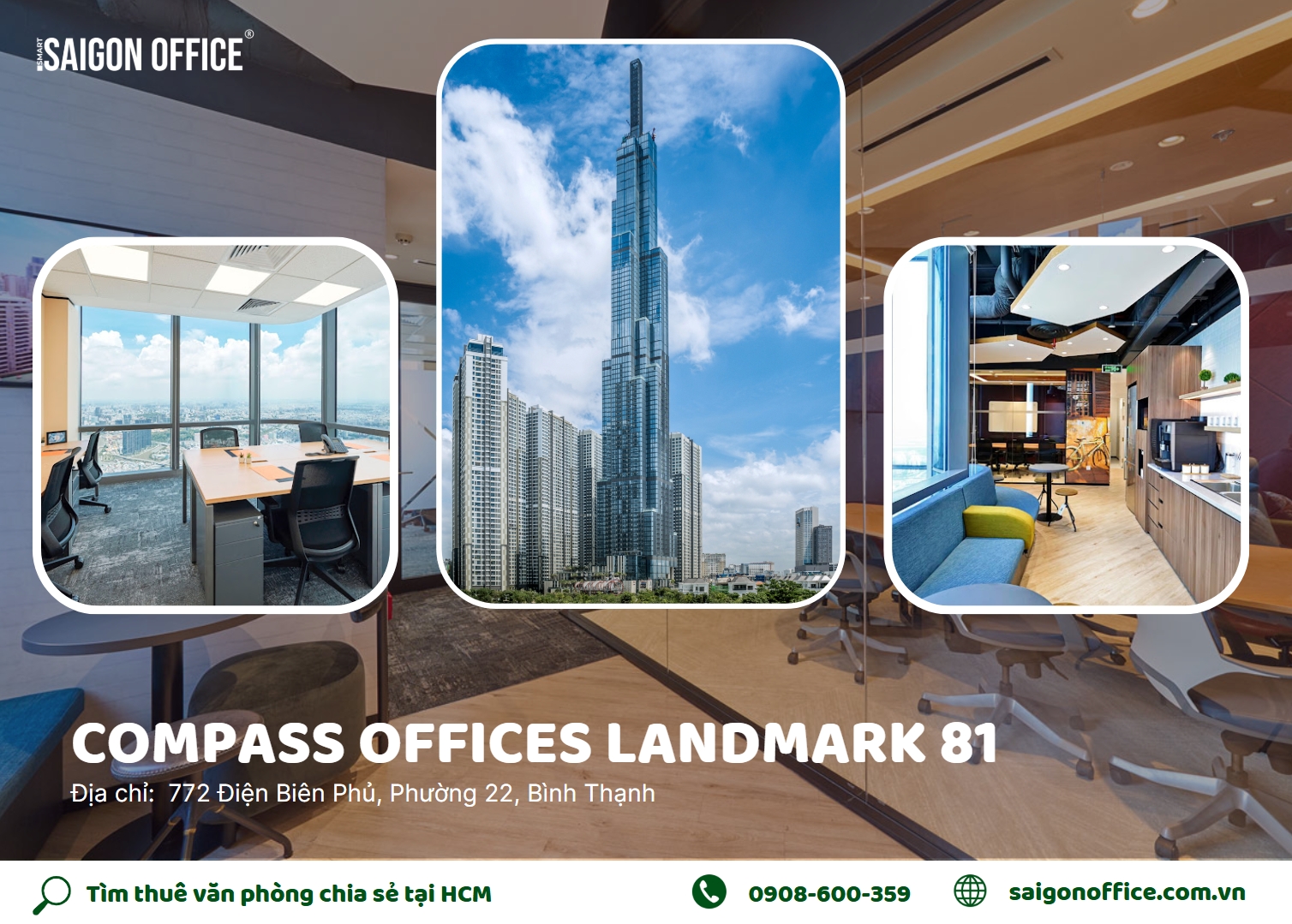 Văn phòng chia sẻ Compass Offices Landmark 81