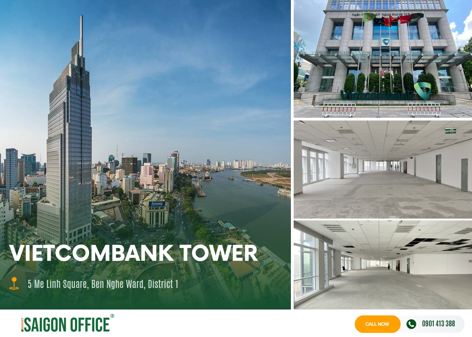 Vietcombank Tower - 800m gần Ba Son