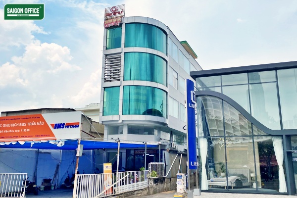 Blue Office Building