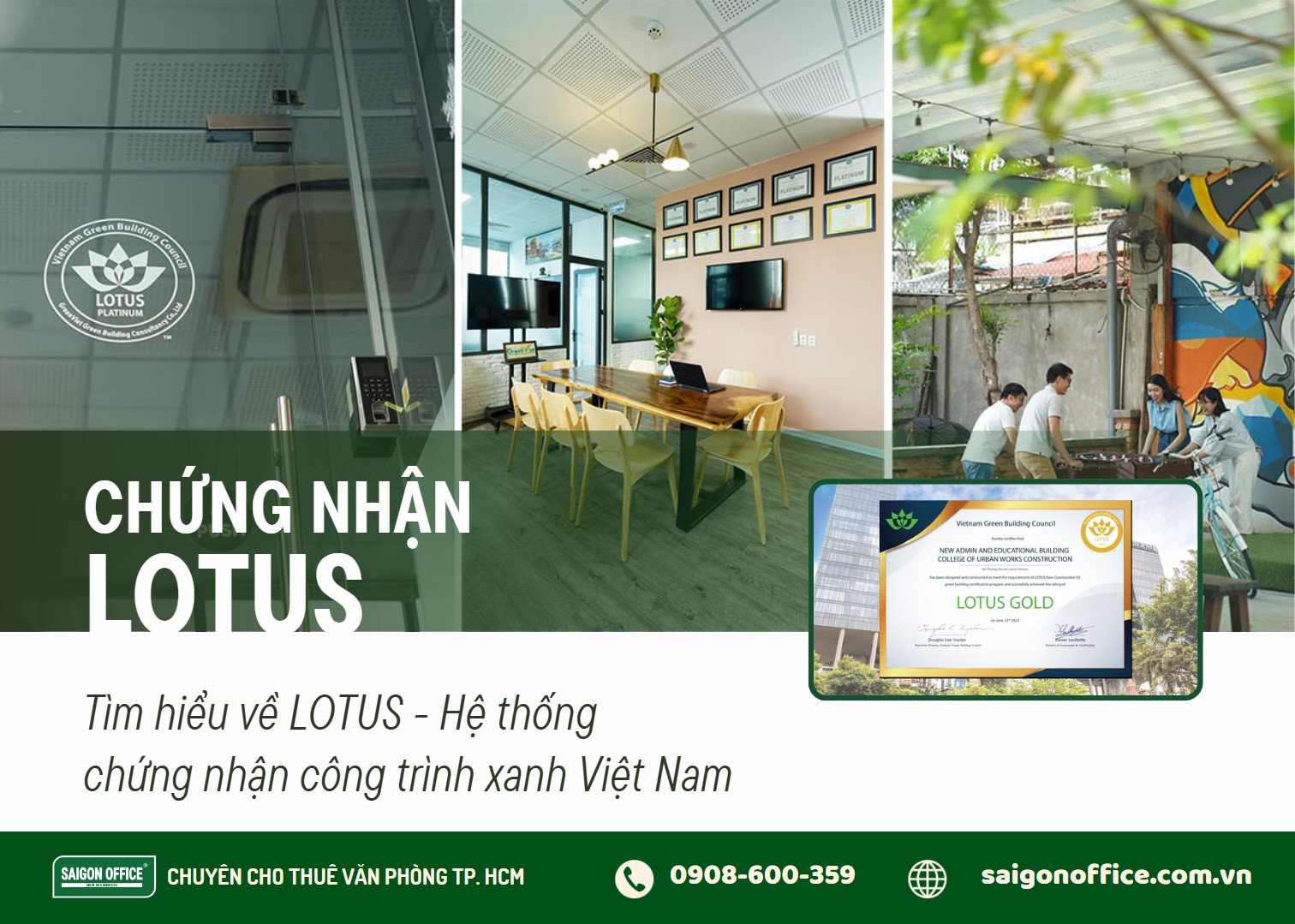 Tìm hiểu về hệ thống tiêu chí công trình xanh Lotus