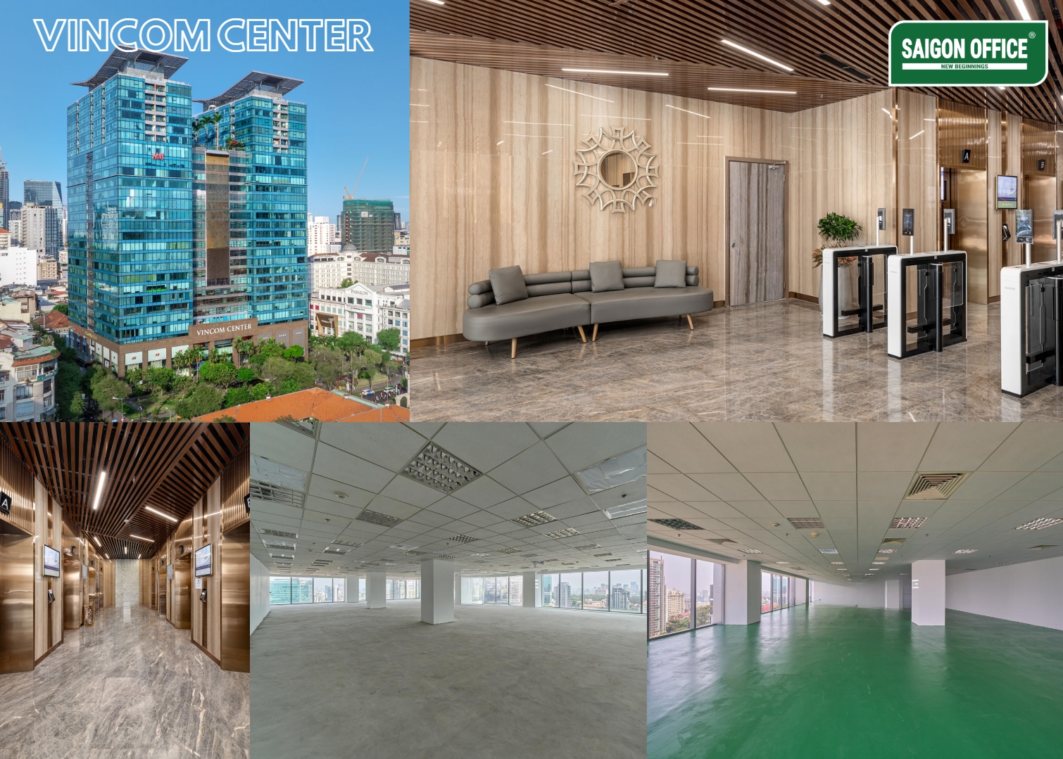 tòa nhà văn phòng có diện tích sàn lớn tại TPHCM